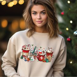 christmas nurse sweater - nurse healthcare worker medical sweatshirt- cute hospital hoodie -  funny doctor sweater - sa4