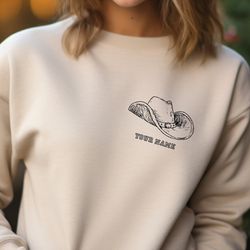 cowboys western sweatshirt, cowboy sweater, country crewneck, western hoodie, cowgirl sweatshirt, personalized cowboy sw