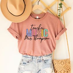 custom music teacher unisex crewneck shirt