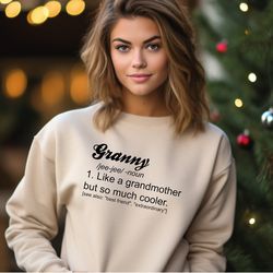 nana sweatshirt, granny sweater, grandma hoodie, grandmother for gift, christmas hoodie, grandma announcement, mommy swe