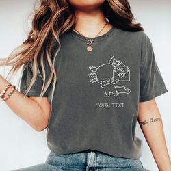 personalized axolotl shirt, personalized tee, axolotl lover gift, axolotl birthday tshirt, cute axolotl shirt, funny axo