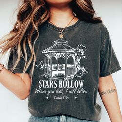 stars hollow comfort colors shirt , stars hollow where you lead i will follow shirt, autumn festival, vintage style star