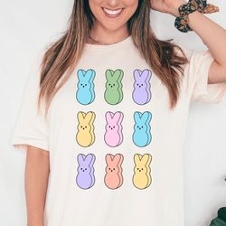 easter bunny peeps shirt, easter shirt, bunny lover tee, bunny peeps t-shirt, retro easter shirt, matching easter t shir
