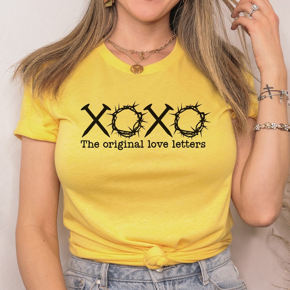 XOXO The Original Love Letters Shirt, Christian Easter Shirt, XOXO Tee, Christian Easter T-Shirt, Faith Shirt, Religious Easter Shirt1.jpg