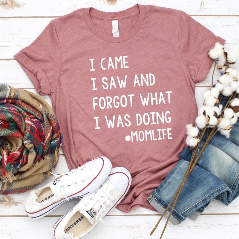I Came I Saw And Forgot What I Was Doing Shirt, Funny Saying Quotes, Momlife Gift Tee, Sassy Shirt, Cute Women Shirt, Funny Women Shirt,.jpg