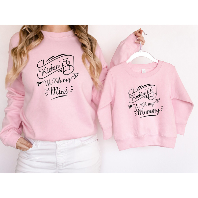 Kickin' It With My Mommy, Kickin' It with My Mini, Mommy and Me Shirts, Matching T-Shirts, Mother Son, Mother Daughter Matching,Mother Day.jpg