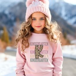 kindergarten sweatshirt, back to school sweatshirt, kindergarten teacher shirt, first day of school shirt, hello kinderg