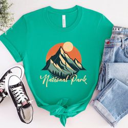 national park sweatshirt, national park shirt, camping shirt, mountain shirt, travel forest sweatshirt, mount rainier na
