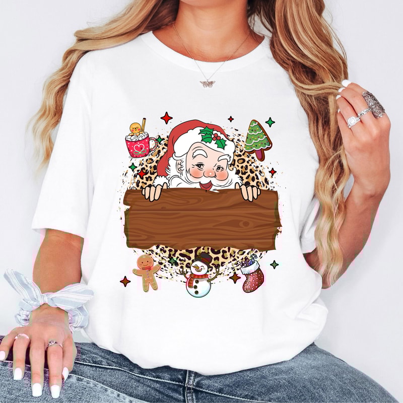 Personalized Christmas Name T-shirt, Santa Claus Sweatshirt, Personalized Family Christmas Shirt, Christmas Personalized Gifts.jpg