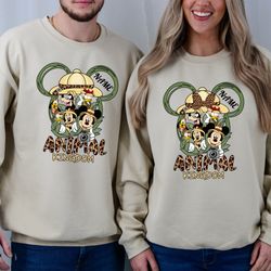 personalized disney animal kingdom t-shirt, mickey  minnie safari mode shirt, couples trip shirt, disney matching t-shir