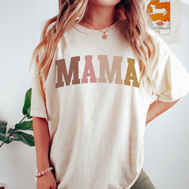 Comfort Colors® Mama Shirt, Mom Shirt, Mother's Day Gift, Grandma Shirt, Gift For Mother, Nana Shirt, Mom Tee, New Mom T-Shirt, Grammy Shirt.jpg