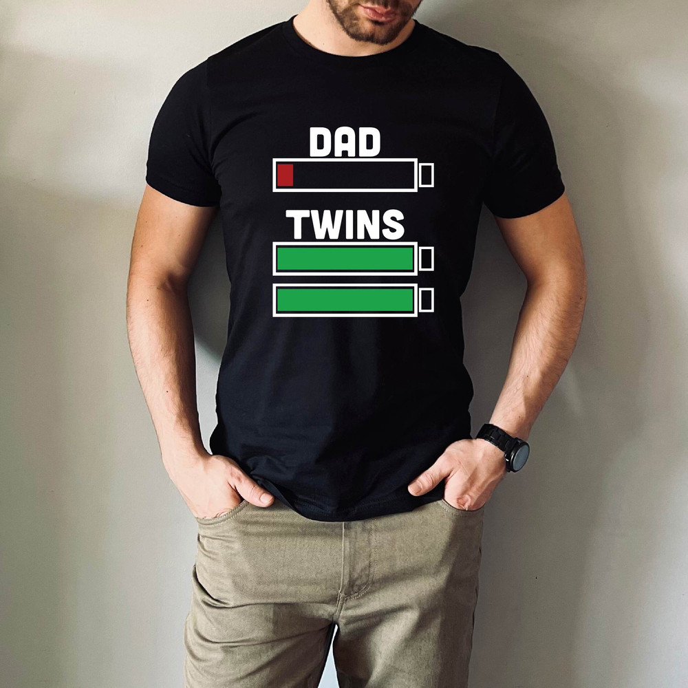 Funny Father of Twins T-Shirt, Pregnancy Announcement, Father's Day Gift Idea for Husband, Daughters, Sons Gift for Daddy to be 2021.jpg