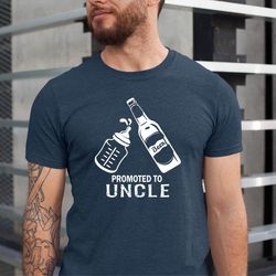 promoted to uncle tshirt, grandpa shirt, first time dad promoted to uncle shirt, fathers day tee, gift for uncle, new un