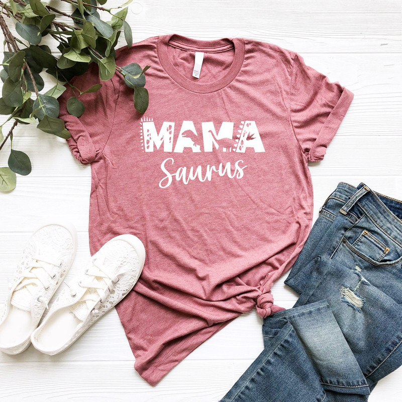 Mama Saurus T Shirt, Mother's Day Gift Shirts, Mamasaurus Dinosaur Mom Sweatshirt, New Mother Tote Bag, Gifts For Dino Lover Birthday Party.jpg