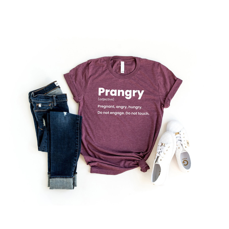 Prangry Definition T Shirt, Funny Pregnancy Women Gift Shirt, Baby Announcement Sweatshirt, Mom To Be Tote Bag, Gifts For New Mom, Mama Tee.jpg