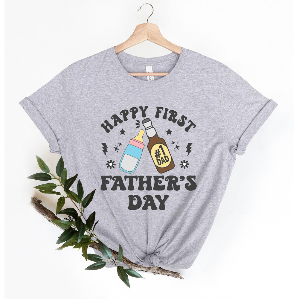 Happy First Father's Day, Father's Day Shirt, Cool Dad, Father and Son, Daddy and Daughter, 1st Father's Day, Best Dad Shirt, Daddy and Me.jpg