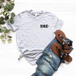 pocket dad tshirt, dad hospital gift t shirt, new daddy sweatshirt, fathers day present,baby announcement party clothing