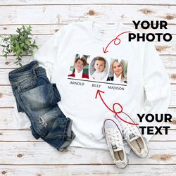 Custom Mom Photo Sweatshirt, Family Photo Sweatshirt, Personalized Mom Sweatshirt, Mother Day Photo Sweatshirt, Custom M
