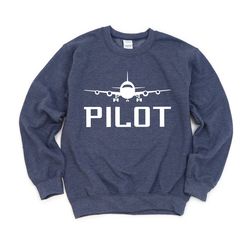 dad son matching sweatshirt, father baby sweatshirt, the dad and the son, matching father son hoodie, pilot sweatshirt,