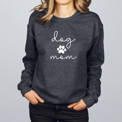 dog mom sweatshirt, pet owner sweatshirt, new dog mama sweatshirt, mothers day gift, minimalist dog mom sweatshirt, cute