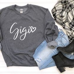 gigi sweatshirt, grandma sweatshirt, cool nana sweatshirt, mothers day gift, pregnancy announcement gift, grandparents s