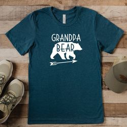grandpa t-shirt, grandpa bear shirt, fathers day shirt, gift for grandpa shirt, new grandpa shirt, cute papa shirt, birt