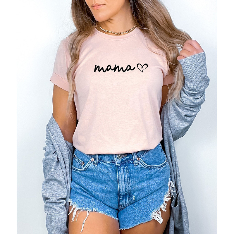 Minimalist Mama T-shirt, Mothers Day Shirt, New Mama Gift, Pregnancy Announcement, Mama Birthday Shirt, Best Mama Life Shirt, Mom Reveal Tee.jpg