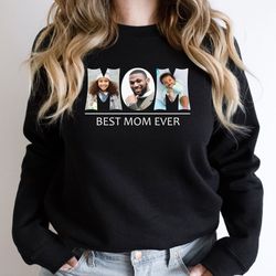 Mother Day Photo Sweatshirt, Custom Mama Photo Sweatshirt, Custom Mom Photo Sweatshirt, Family Photo Sweatshirt, Persona