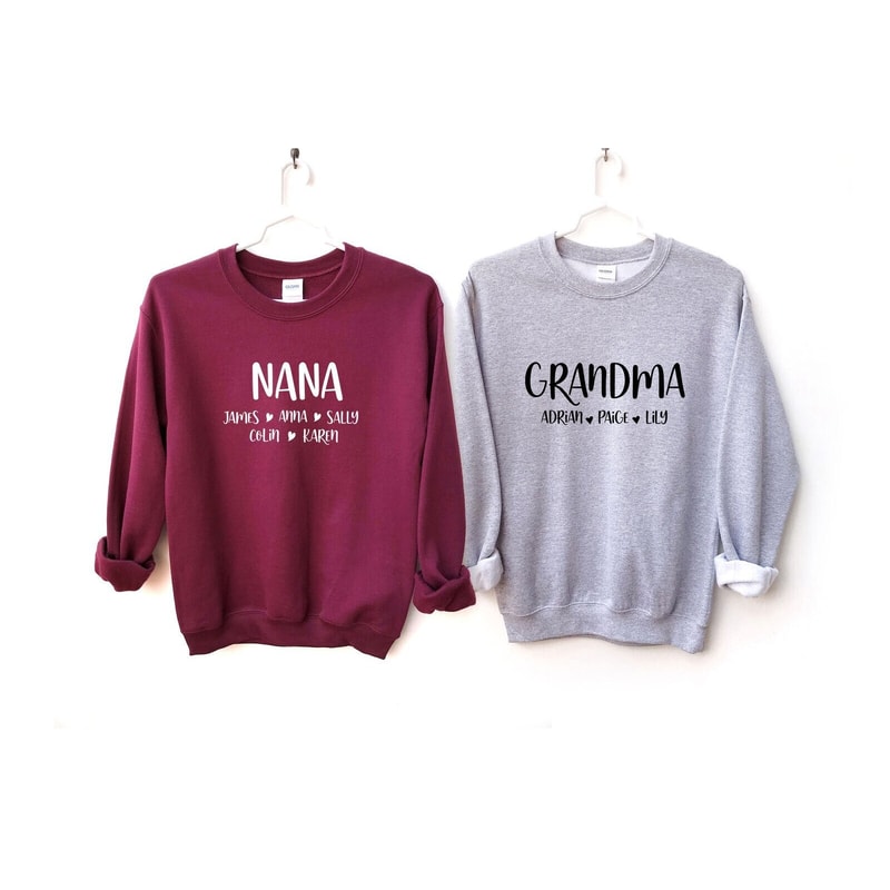 Personalized Grandma Sweatshirt, Nana Sweatshirt, With Grandkids Name, Gift For Grandma, Mother's Day Sweatshirt, Christmas Gift for Grandma.jpg
