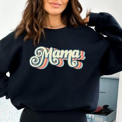 retro mama sweatshirt, vintage mama sweatshirt, mothers day sweatshirt, mom life sweatshirt, mom to be sweatshirt, gift
