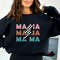 Retro Mama Sweatshirt Boho Crewneck Mother's Day Gift Shirt.jpg