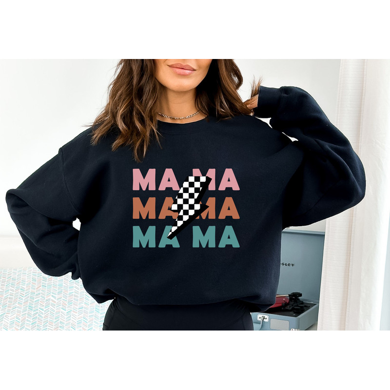 Retro Mama Sweatshirt Boho Crewneck Mother's Day Gift Shirt.jpg