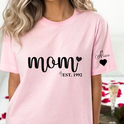 mom est shirt, valentines day shirt, mothers day shirt, mom mimi gigi aunt shirt mothers day sweatshirt, mothers day gif