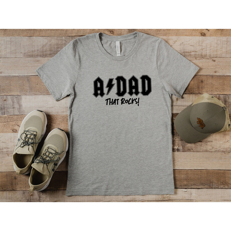 A Dad That Rocks Shirt Fathers Day Shirt, Funny Shirt for Men, Husband Gift, Dad Gift, New Dad Shirt, Dad Birthday Sweatshirt, Fathers Day.jpg