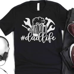 dad life shirt, fathers day shirt, gift for father tee, dad birthday gift, gift for husband shirts, farthers day, cool