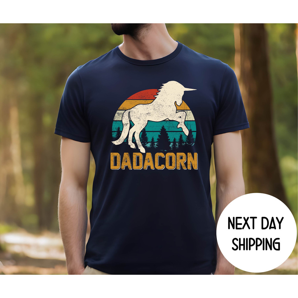 Christmas gift for Dad , Dadacorn Shirt, Fathers Day Gift, Unicorn Dad Shirt, Comfort Colors Dad Shirt, Unicorn Shirt, Dad Birthday Gift.jpg