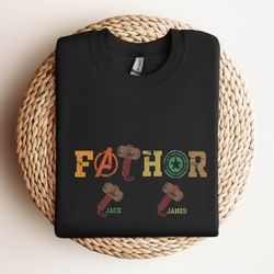 custom dad and kids name shirt, shirt with father and child names ,fathers day , personalized gifts for dad from daughte