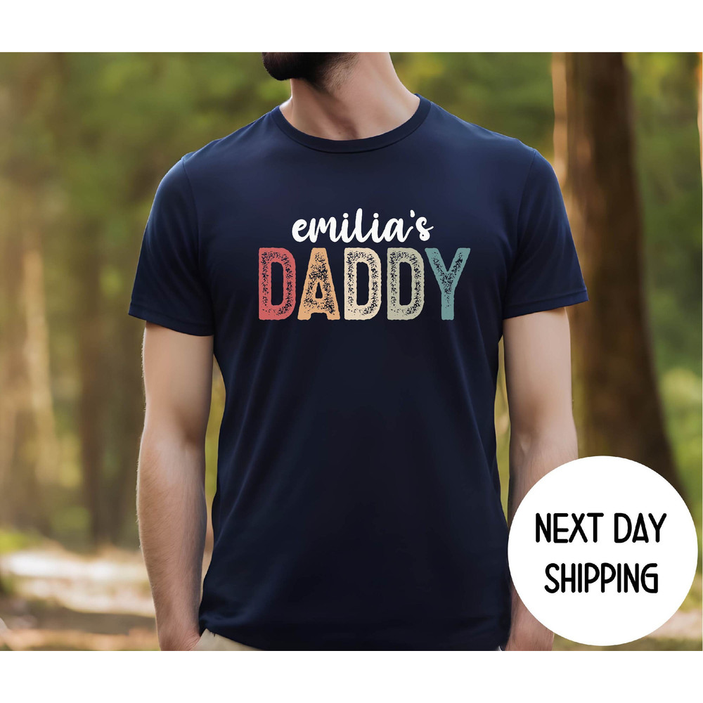 Custom Dad Shirt, Dad Shirt With Kids Names, Father's Day Gift, New Dad Shirt, New Dad Gift, Personalized Dad Shirt, Custom Kids Names Shirt.jpg