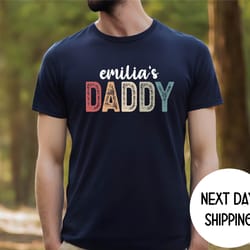 custom dad shirt, dad shirt with kids names, fathers day gift, new dad shirt, new dad gift, personalized dad shirt, cust