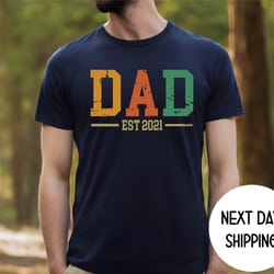 custom dad shirt, personalized dad t-shirt, gift for dad, new dad t-shirt, fathers day gift , christmas gift dad , comfo