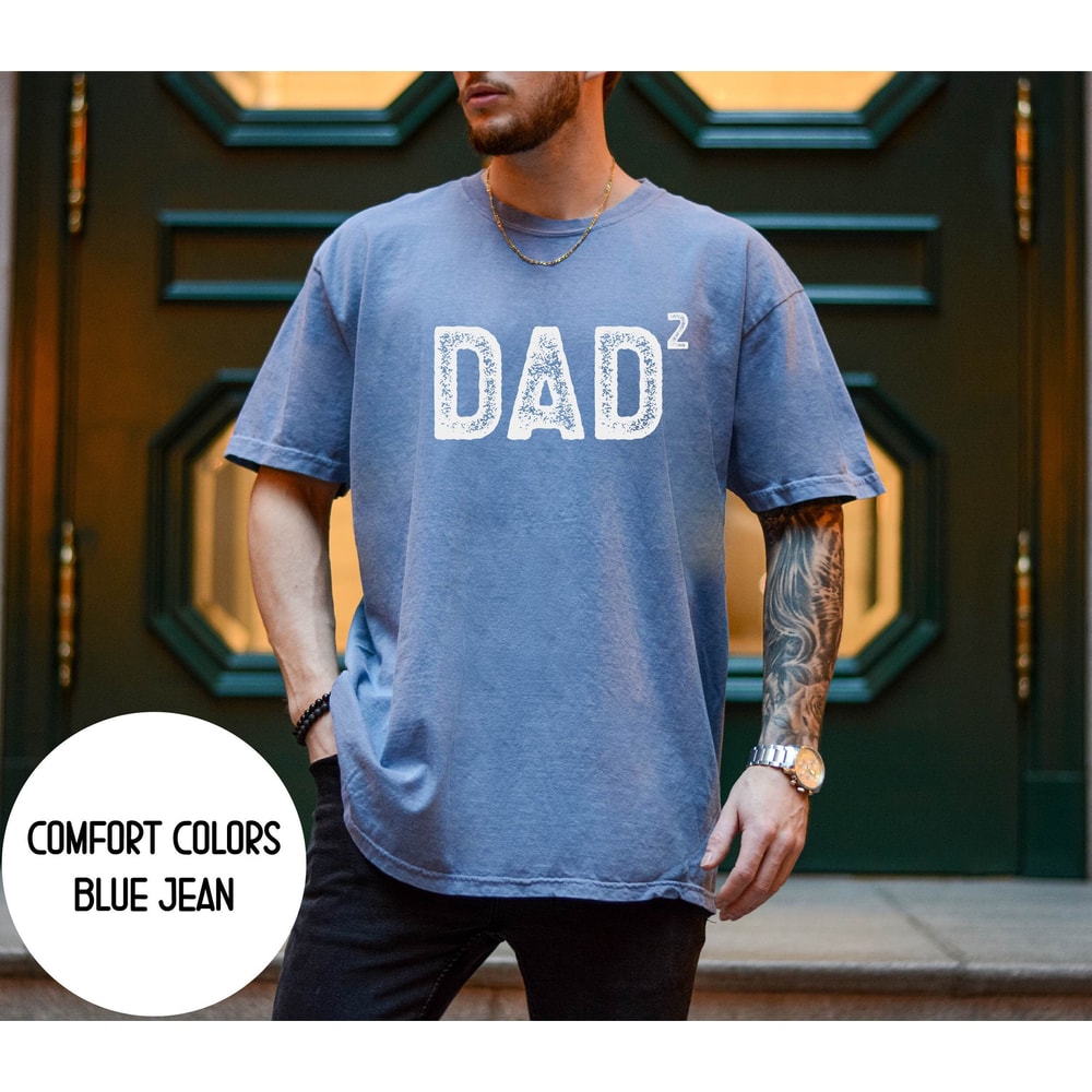 Dad With Two Kids T-shirt , Dad 2 Shirt, Father of 2 Kids T-shirt , Fathers Day Gift Two Kids Dad ,Dad With Kids Name Tshirt.jpg