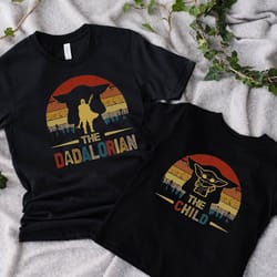 dadalorian and child shirt,father and son matching shirts,fathers day gifts from son, fathers day shirt dad and son, dad