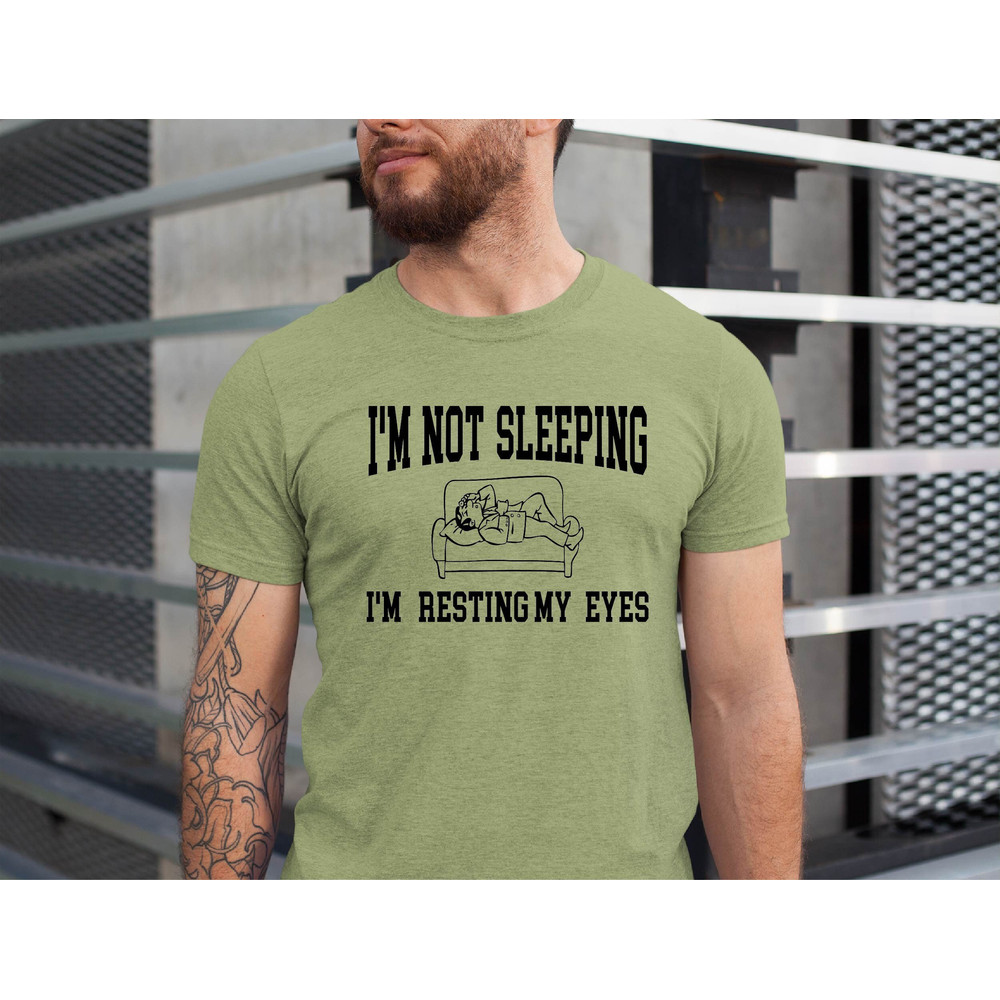 Funny Father's Day Gift , I'm Not Sleeping I'm Resting My Eyes , Father's Day Gift From Daughter , My Father Shirt ,Dad Husband Shirt Tee.jpg