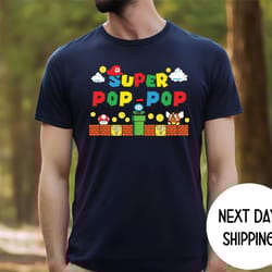 super poppop shirt , funny poppop shirt, new poppop gift, fathers day gift for poppop, funny papa shirts, gift for grand