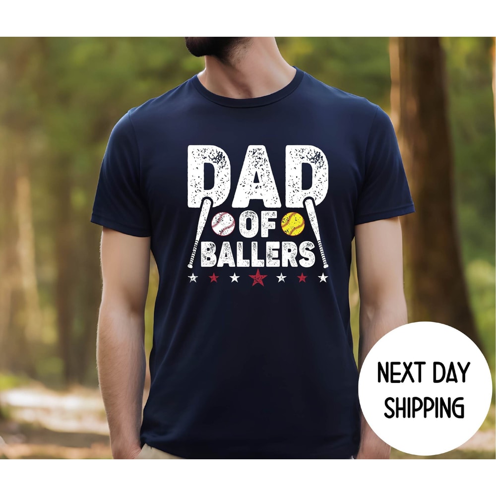 Baseball Dad Shirt, Dad of Ballers Shirt ,Fathers Day gift for Baseball Lovers Dad , Father's Day Gift, Baseball Lover Tee,Dad Birthday Gift.jpg