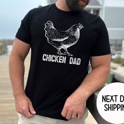 chicken dad shirt ,funny gift for chicken lover, chicken dad shirt, christmas gift , farm animal , retro vintage