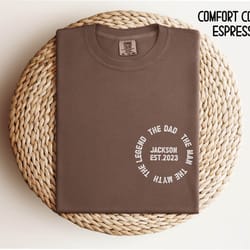 custom dad shirt, personalized est dad shirt ,fathers day gift for dad shirt with custom name fathers day gift dad