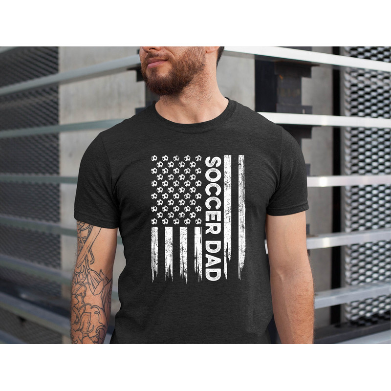 Soccer Dad American Flag Gift Shirt , Gift for Soccer DAD,Shirt for Soccer Dad,Soccer Dad Shirt,Soccer shirt for Father,Soccer shirt for Dad.jpg