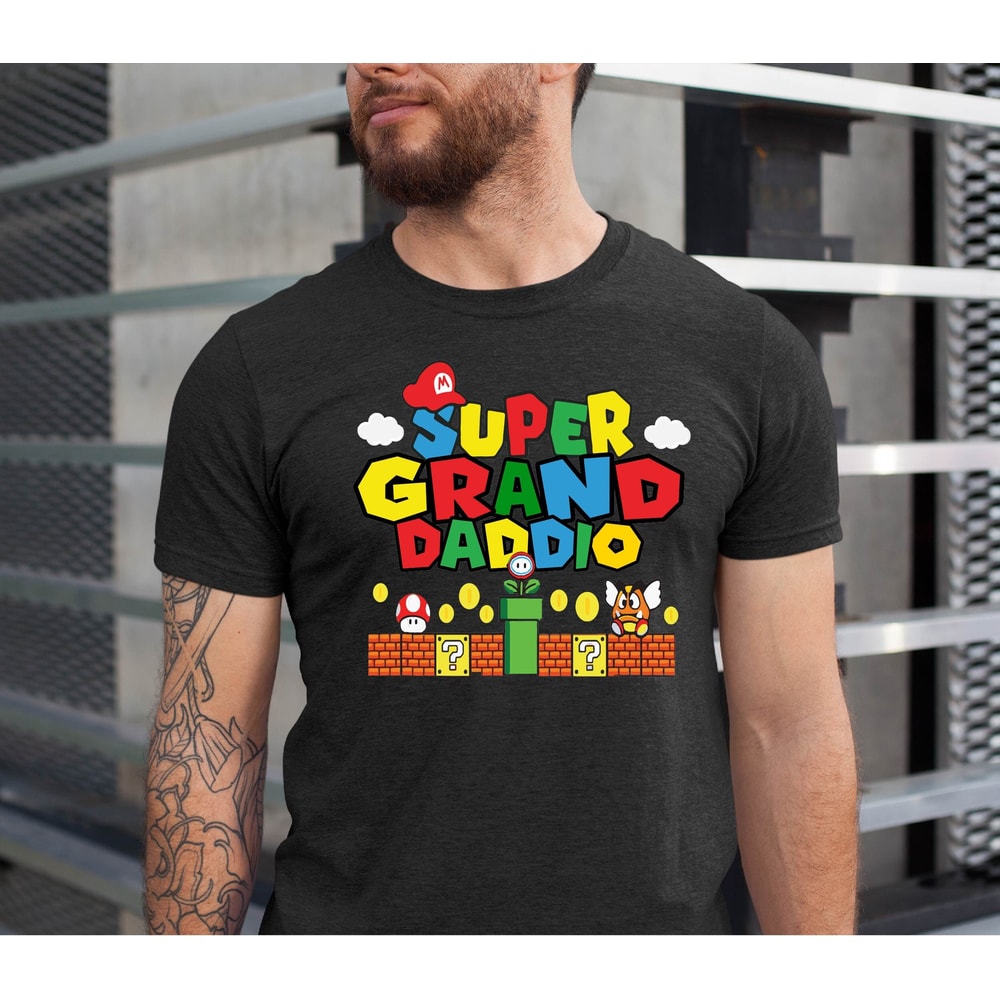 Super Granddaddio Shirt , Funny Grandfather Grandpa Shirt , Fathers day Gift ,Gift from Grandkids To Grandpa , Super Hero Grandpa Tshirt.jpg