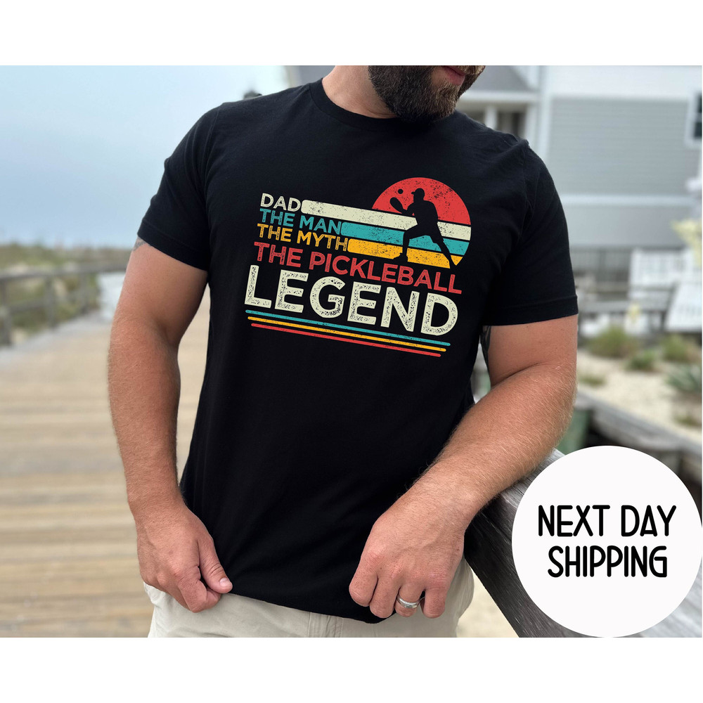 The Man The Legend The Pickleball Shirt , Fathers Day Gift , Retro Pickleball Dad Shirt ,Pickleball Dad Gift ,Pickleball Dad Tshirt ,.jpg